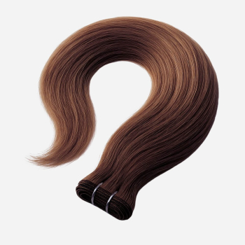 Echthaar Tresse 3# Mittelbraun 100 g